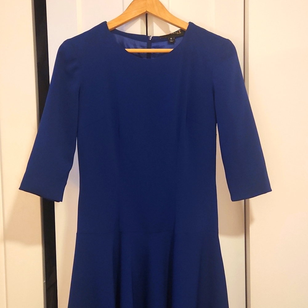 Royal Blue midi event dress
